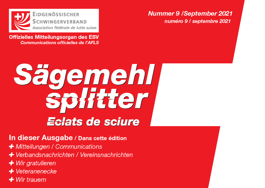 Nummer 9 /September 2021 / numéro 9 / septembre 2021